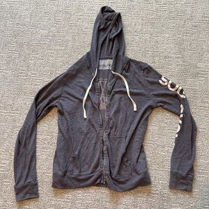 Soulcycle zip up lightweight sweatshirt